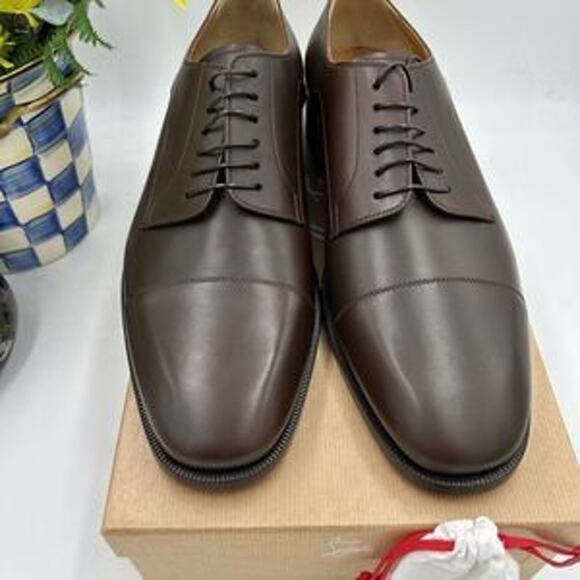 Men's Christian Louboutin cotomale Leather Oxford, size 45 made in Italy - Picture 13 of 13